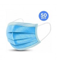 Generic Protective Masks With Nose Clip - 50 Pcs